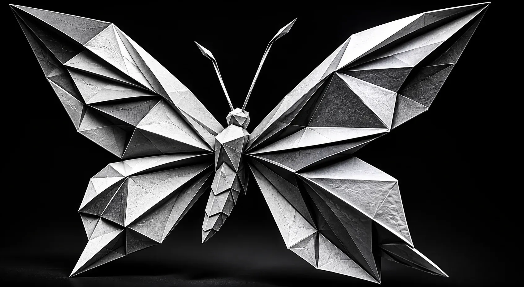 Monochrome origami butterfly symbolizing fragile lead opportunities that can be lost when contractors are busy on job sites and unable to respond quickly