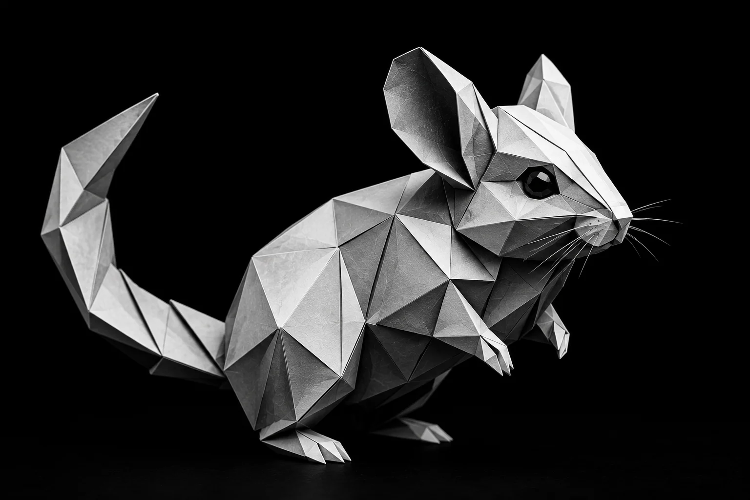 Monochrome origami rat representing the risk of delayed callbacks and how slow response times can erode customer trust and confidence